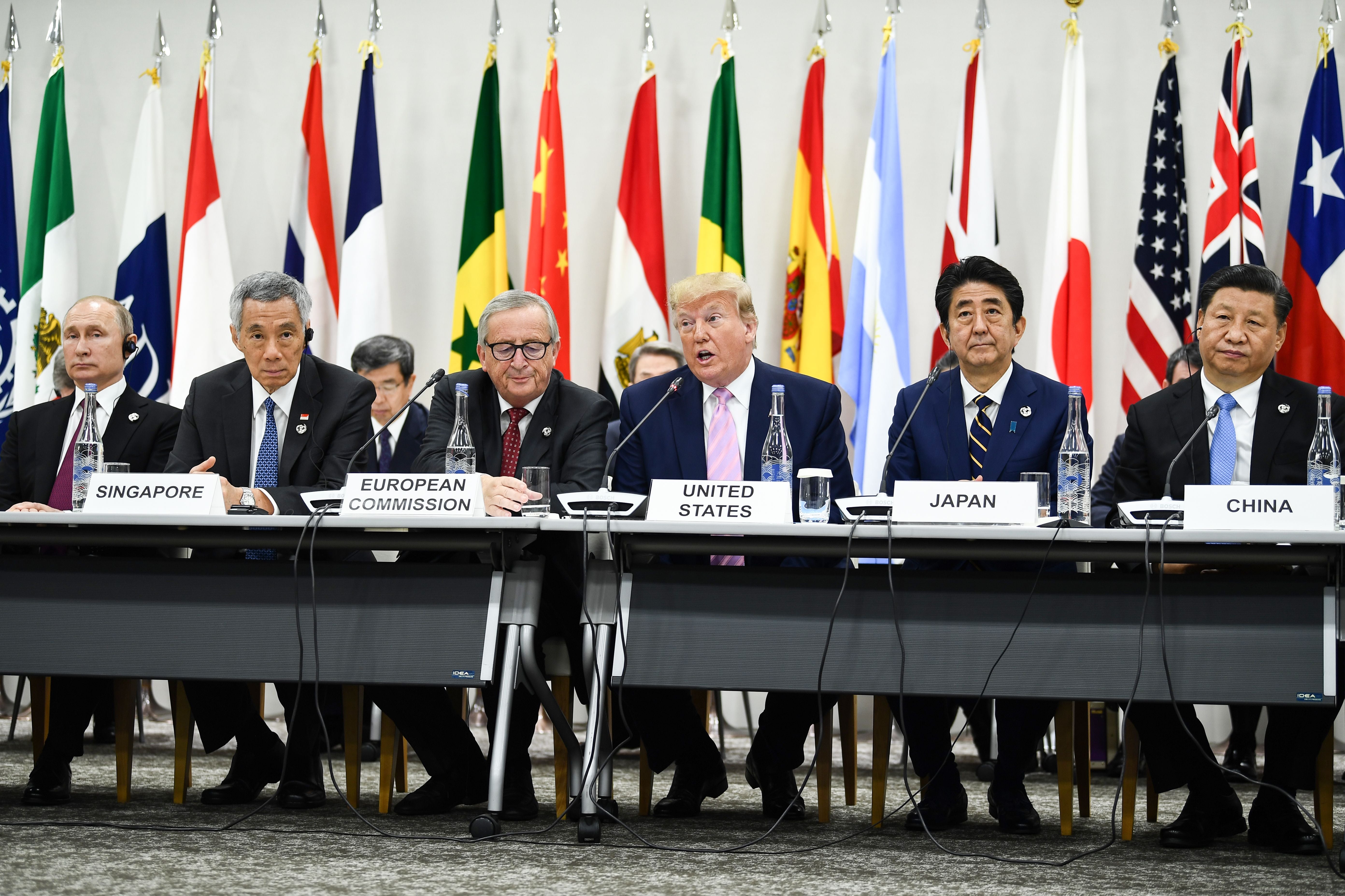 World leaders at the G20 Summit in Osaka in 2019