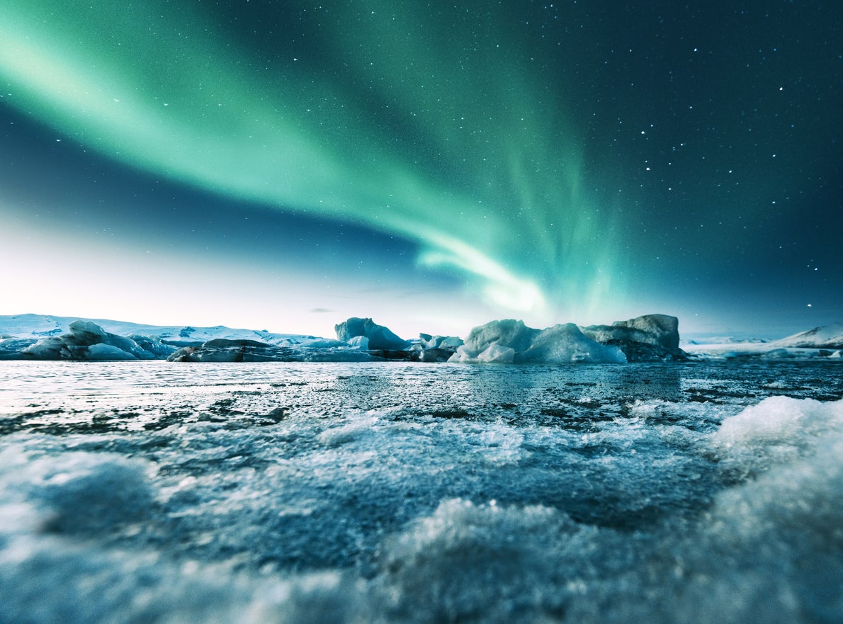 Jokulsarlon is a glacial lagoon