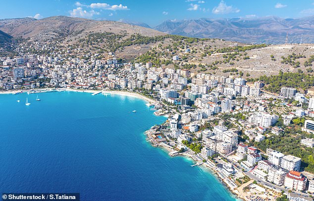 Saranda (pictured above) has direct ferry access to Corfu and a seaside town 'atmosphere'