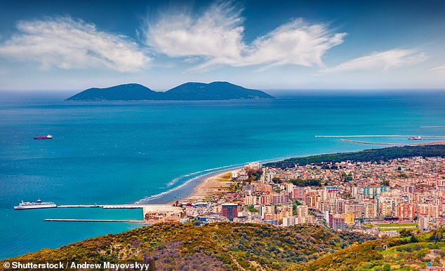 'Vlorë (pictured above) is a coastal city along the famous Albanian Riviera and the perfect destination for retirees who want to live by the sea'