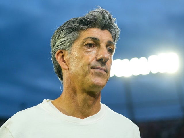 Real Sociedad head coach Imanol Alguacil pictured on November 3, 2024