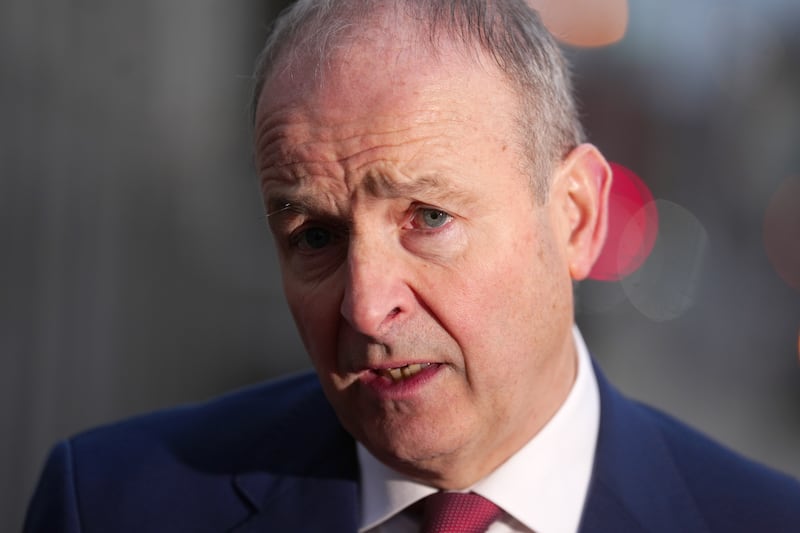 Taoiseach Micheál Martin has signalled that Ireland would consider providing peacekeepers in Ukraine under certain circumstances. Photograph: Brian Lawless/PA