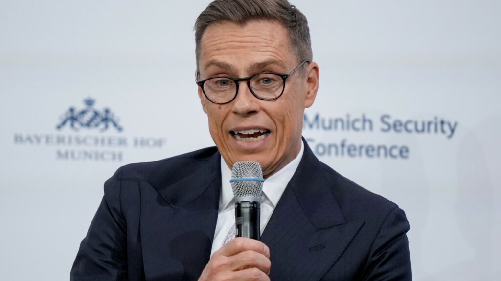 Finnish leader urges Europe to firm up Ukraine’s hand for US-sought talks with Russia to end war