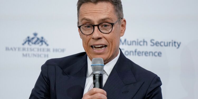 Finnish leader urges Europe to firm up Ukraine’s hand for US-sought talks with Russia to end war