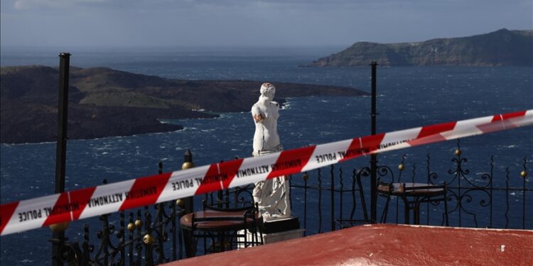 Greece Earthquakes: Authorities maintain security measures as seismic activity eases on island of Santorini