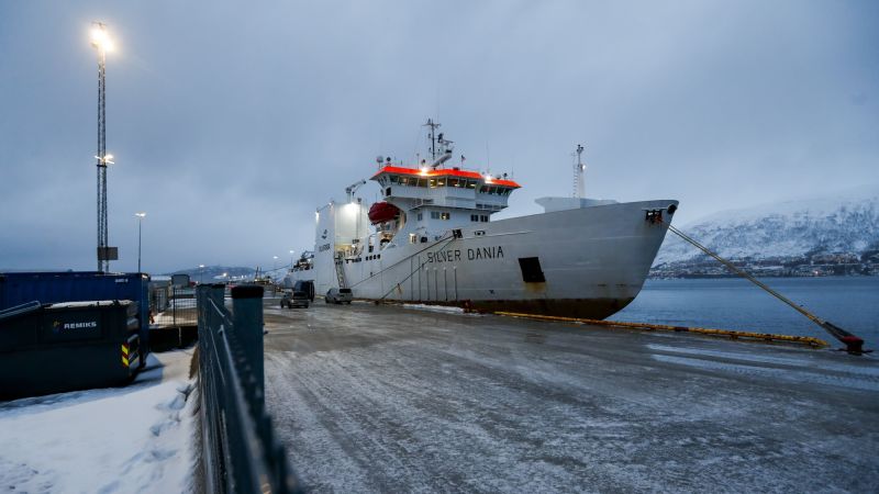 Norway seizes Russian-crewed ship on suspicion of causing ‘serious damage’ to undersea cable between Latvia and Sweden