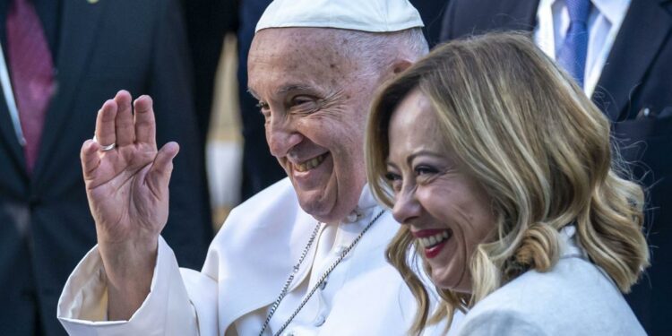 Pope alert, joking despite double pneumonia, Italy’s PM says