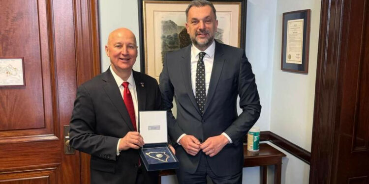 Senator Ricketts Meets with Konakovic: Reaffirms U.S. Commitment to Stability and Progress in BiH