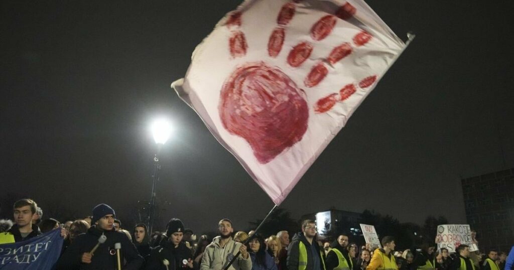 Serbia’s striking students and populist president to hold parallel rallies as tensions spike