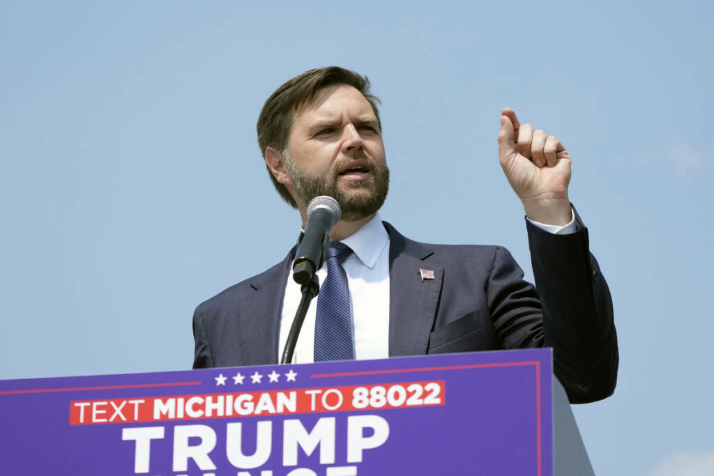 JD Vance. (AP Photo/Carlos Osorio)