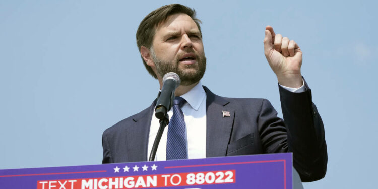 JD Vance. (AP Photo/Carlos Osorio)