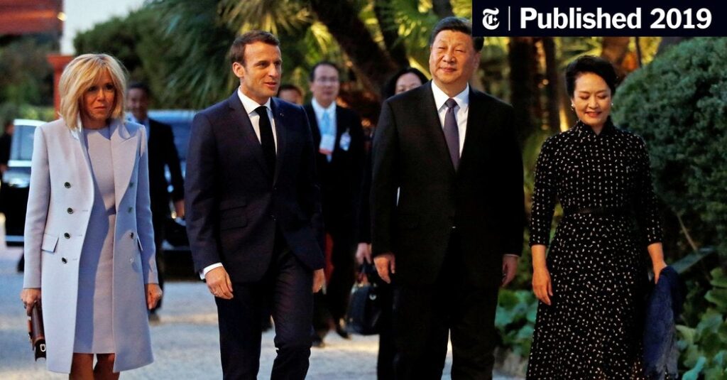 Xi Dines With Macron in France, and Pays a Visit to Monaco’s Prince