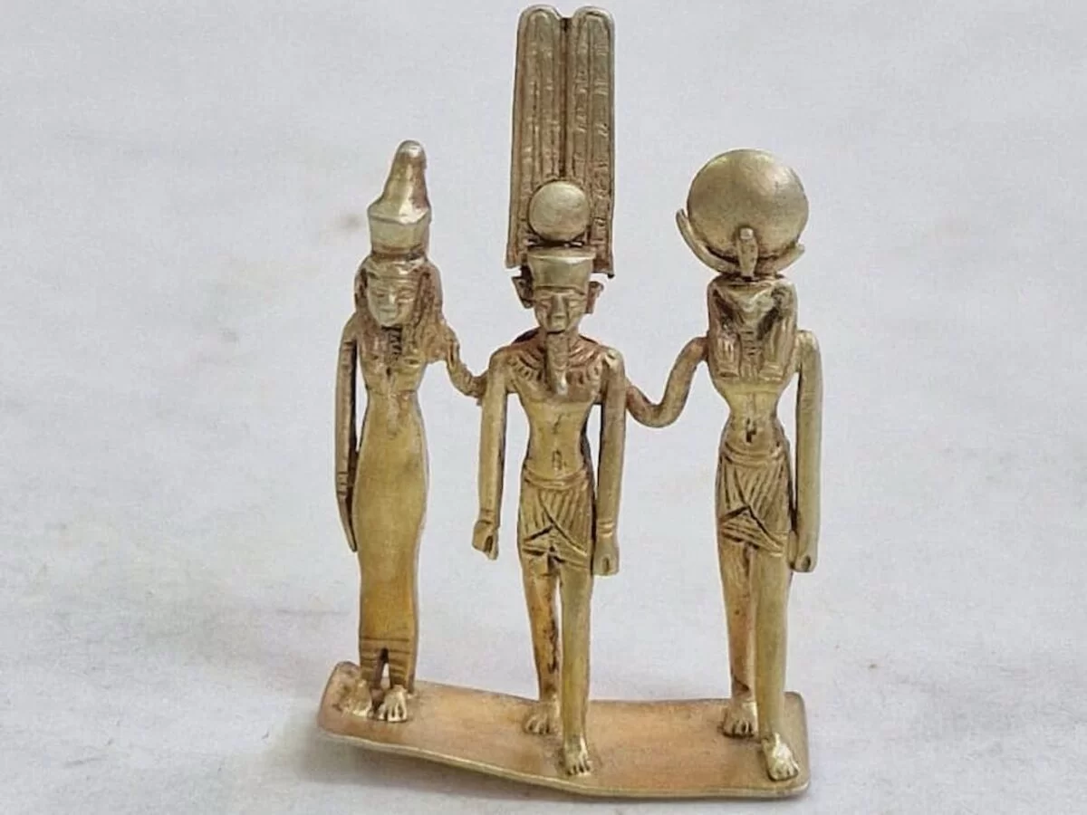 A Triptych of the Theban Triad, Jewelry and Amulets from the 26th Dynasty Discovered in the Karnak Temples